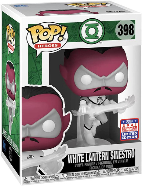 POP! DC Comics Green Lantern Heroes White Lantern Sinestro Shared #398
