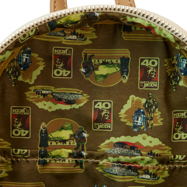 Loungefly Star Wars Return Of The Jedi 40th Anniversary Jabbas Palace Mini Backpack