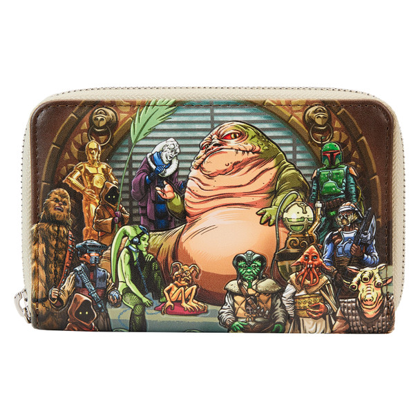 Loungefly Star Wars Return Of The Jedi 40Th Anniversary Jabbas Palace Zip Around Wallet