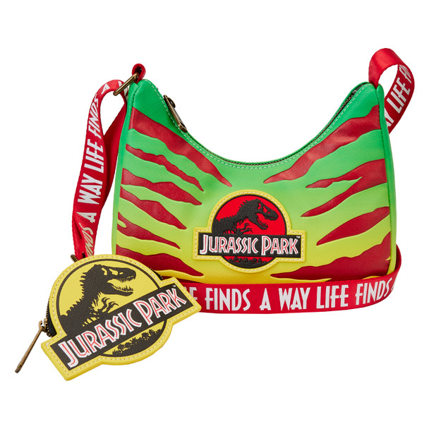 Loungefly Jurassic Park 30Th Anniversary Life Finds A Way Cross Body Bag