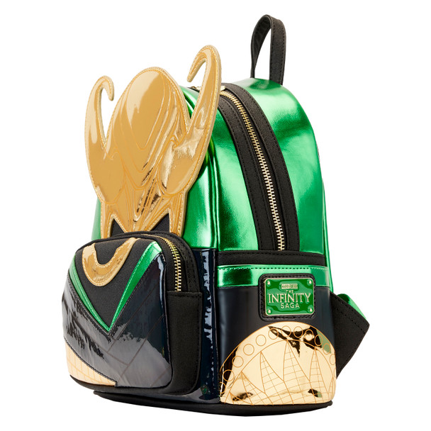 Loungefly Marvel Shine Loki Mini Backpack