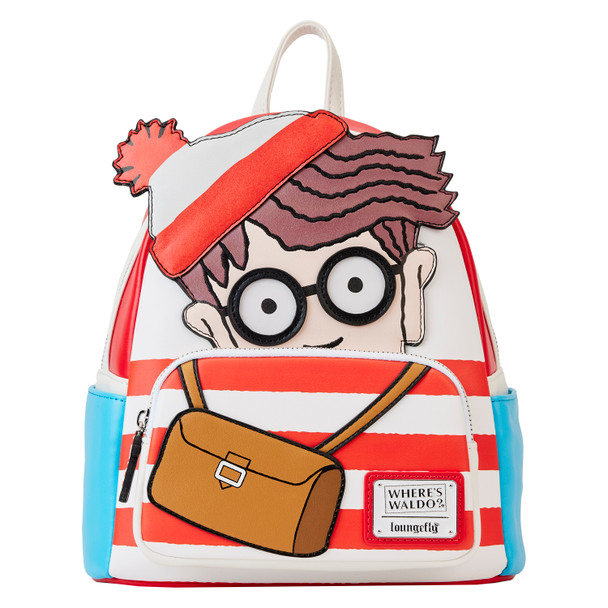 Loungefly Where's Waldo Cosplay Mini Backpack