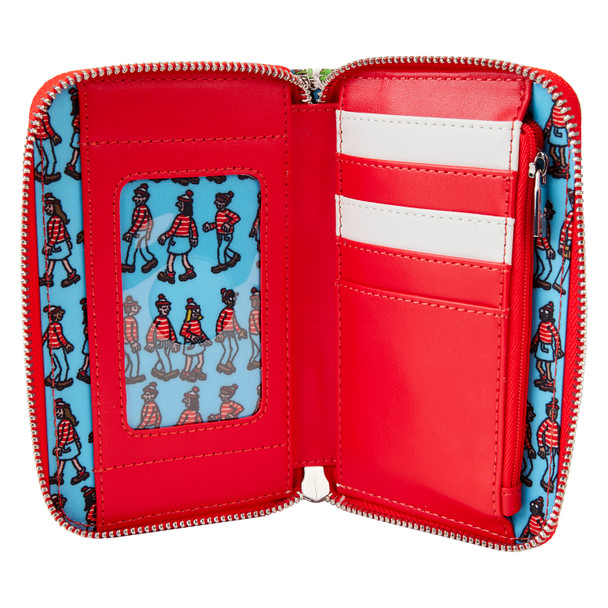 Loungefly Where's Waldo AOP Zip Around Wallet