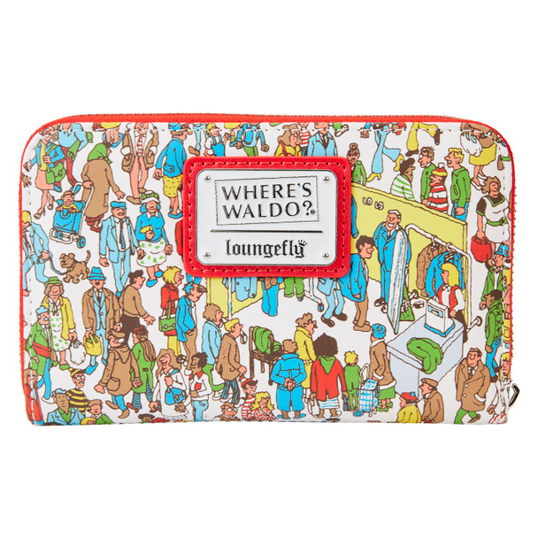 Loungefly Where's Waldo AOP Zip Around Wallet