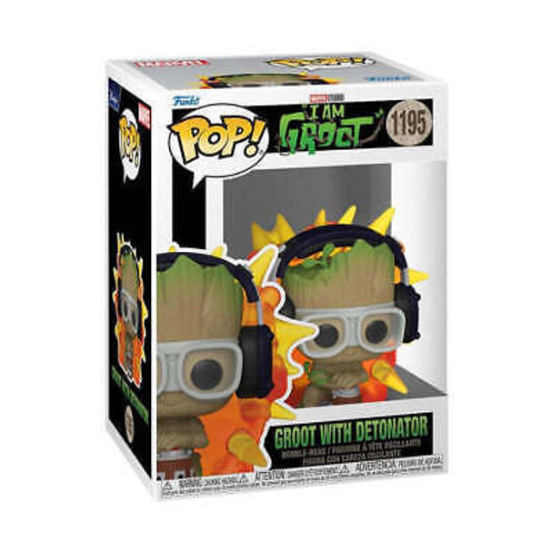 Pop! Marvel: I Am Groot, Groot with Detonator #1195