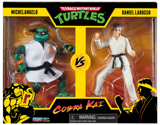 Teenage Mutant Ninja Turtles vs. Cobra Kai Mikey vs. Daniel LaRusso 2 Pack