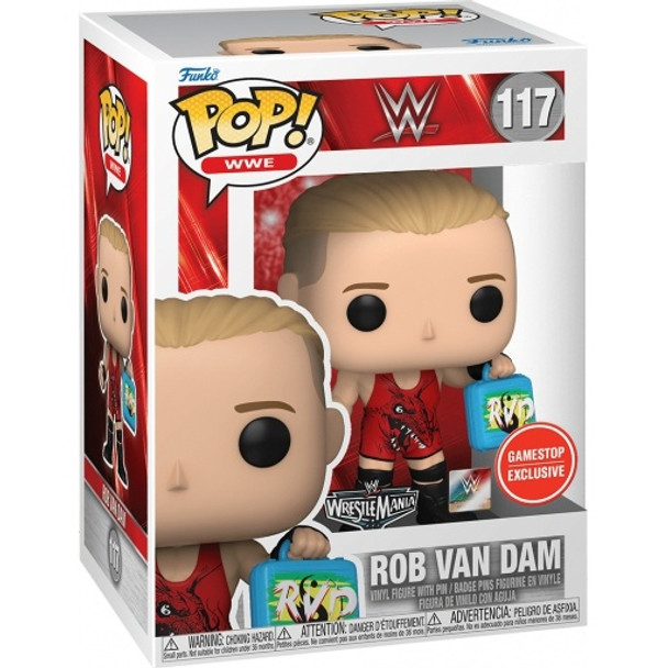 Pop! WWE: Rob Van Dam Gamestop Exclusive with Wrestlemania Pin #117