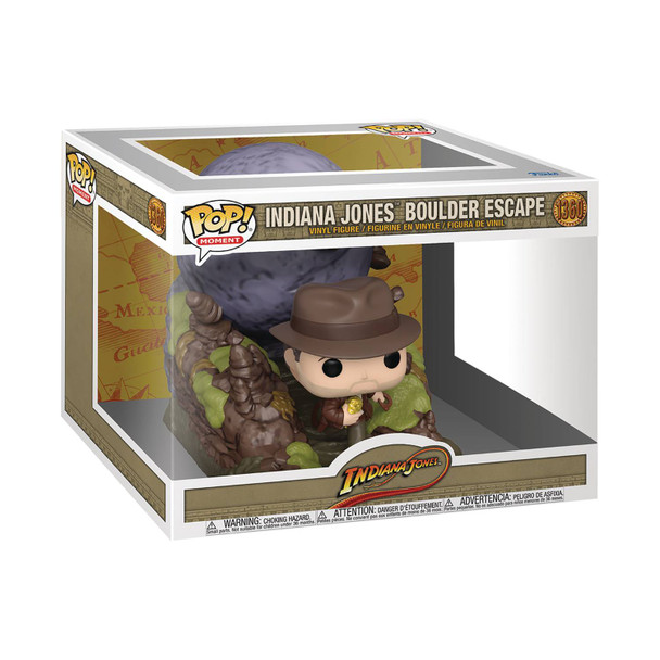 Pop! Moment: Indiana Jones - Raiders of The Lost Ark, Indiana Jones Boulder Escape #1360