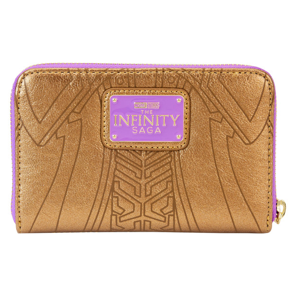 Loungefly Marvel Shine Thanos Gauntlet Zip Around Wallet