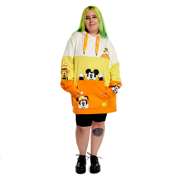 Loungefly Disney Mickey & Friends Candy Corn Hoodie