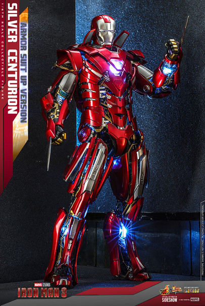 Iron Man Silver Centurion (Armor Suit Up Version) Sixth Scale Figure