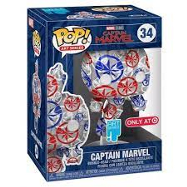 Pop! Marvel Art Series Captain Marvel #34