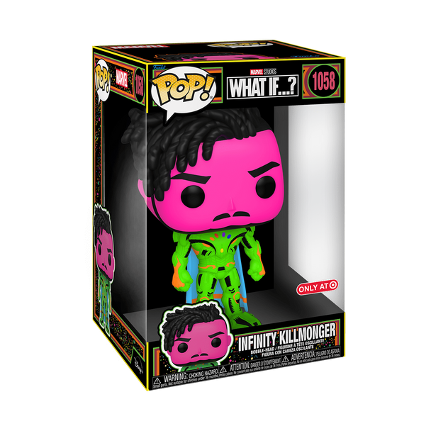 Pop! Marvel Infinity Killmonger Target Blacklight Exclusive #1058 (10-Inch Pop)