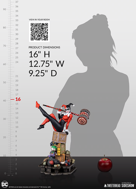 Harley Quinn Sixth Scale Maquette by Tweeterhead