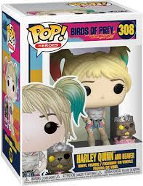 Pop! Heroes: Birds of Prey - Harley Quinn with Beaver #308