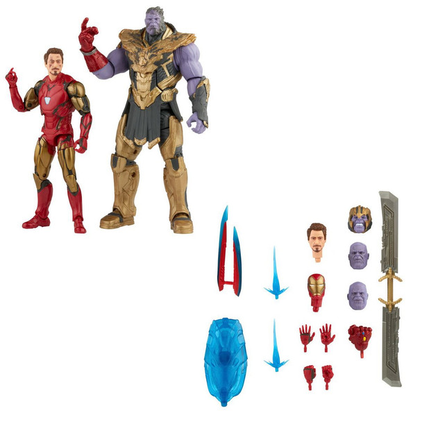 Marvel Legends Infinity Saga Avengers Endgame Iron Man 85 vs. Thanos