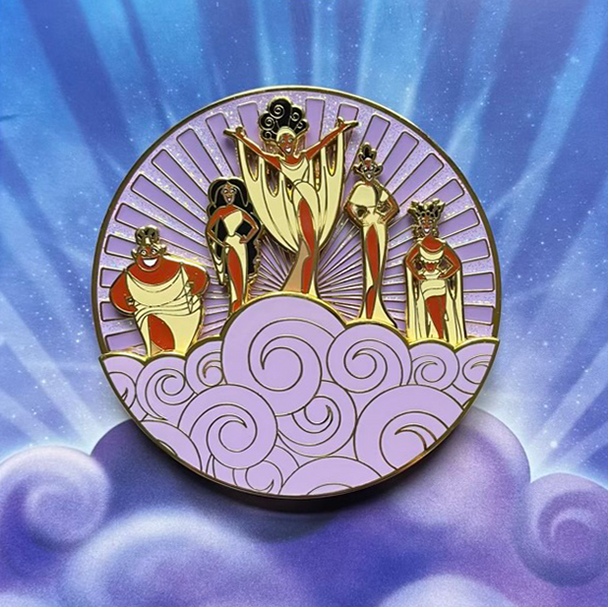 Loungefly Disney Hercules Muses 3" Collector Pin