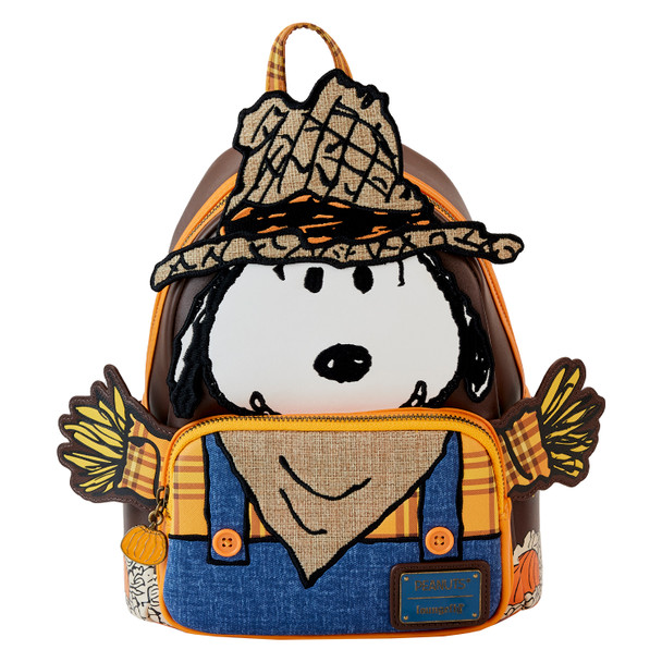 Loungefly Peanuts Snoopy Scarecrow Cosplay Mini Backpack