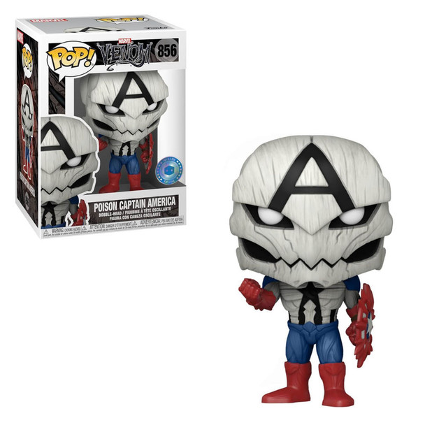 Pop Marvel Venom Poison Captain America #856