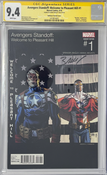 Avengers Standoff: Welcome to Pleasant Hill 1 Signature Series CGC 9.4 Robinson Variant