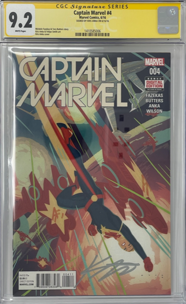 Captain Marvel 4 Signature Series 9.2 Kris Anka