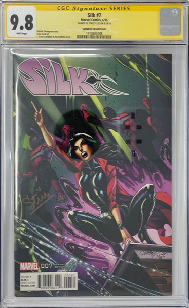 Silk 7 Signature Series CGC 9.8 Campbell Variant