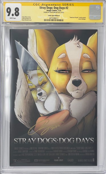 Stray Dogs Dog Days 2 Signature Series CGC 9.8 Comic Spot Trade Dress Exclusive