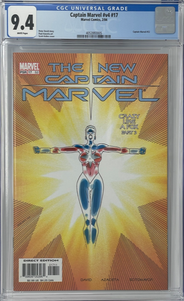 Captain Marvel 17 CGC 9.4 1st Phyla-Vell