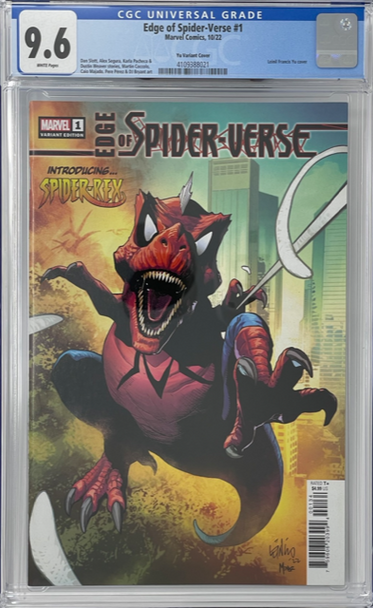 Edge of Spider-Verse 1 CGC 9.6 Yu Variant