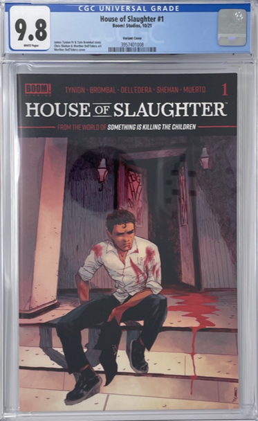 House of Slaughter 1 CGC 9.8 Variant 1st Jace Boucher