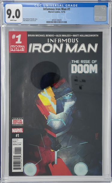 Infamous Iron Man 1 CGC 9.0 Doctor Doom Becomes Iron Man