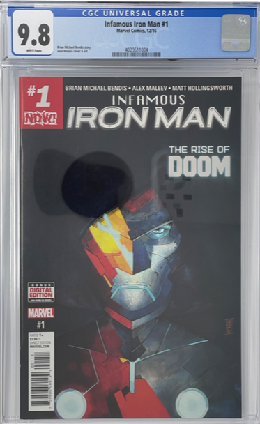 Infamous Iron Man 1 CGC 9.8 Doctor Doom Becomes Iron Man