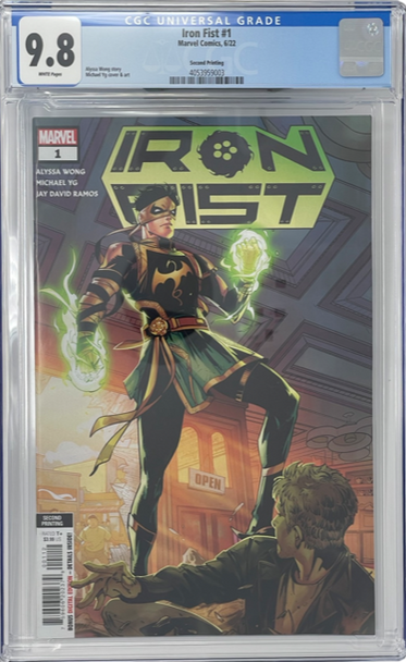 Iron Fist 1 CGC 9.8 2nd Print