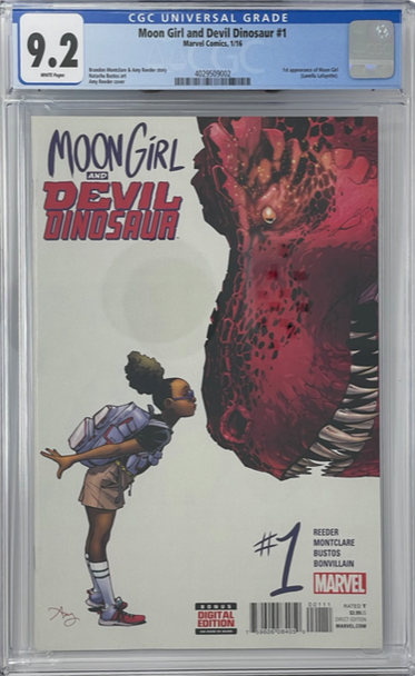 Moon Girl & Devil Dinosaur 1 CGC 9.2 1st Moon Girl