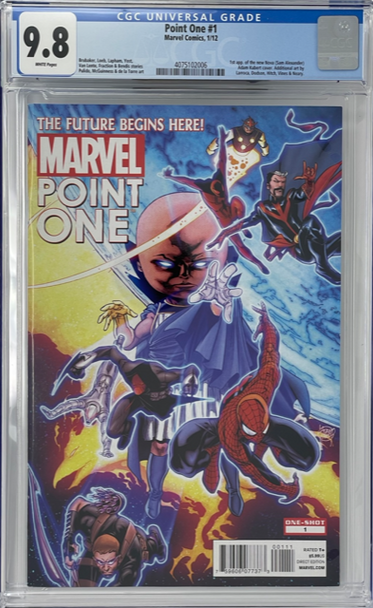 Marvel Point One 1 CGC 9.8 1st Sam Alexander Nova