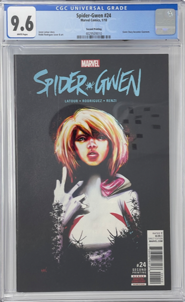 Spider-Gwen 24 CGC 9.6 1st Gwenom 2nd Print