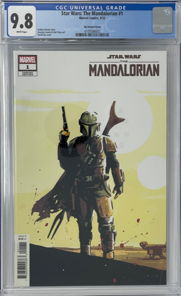 Star Wars The Mandalorian 1 CGC 9.8 1st Din Djarin Aja Variant