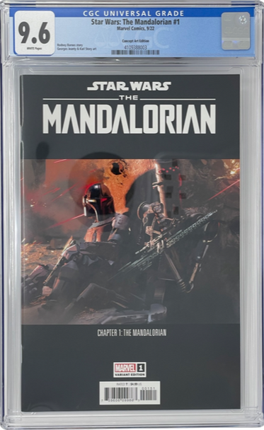 Star Wars The Mandalorian 1 CGC 9.6 1st Din Djarin Cameo Grogu