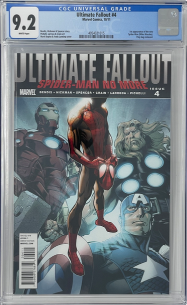 Ultimate Fallout 4 CGC 9.2 1st Miles Morales