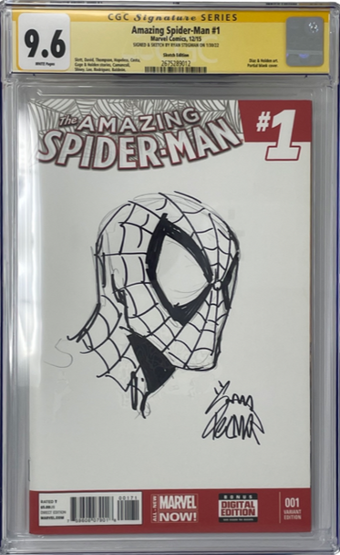 Amazing Spider-Man 1 Signature Series CGC 9.6 Ryan Stegman Sketch