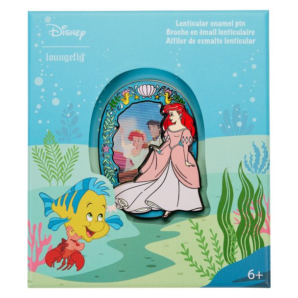 Loungefly Disney The Little Mermaid Princess Lenticular 3 Inch Pin