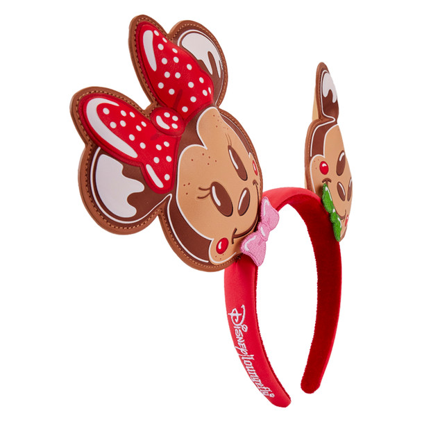 Loungefly Disney Mickey And Friends Gingerbread Cookie Aop Ear Holder Mini Backpack