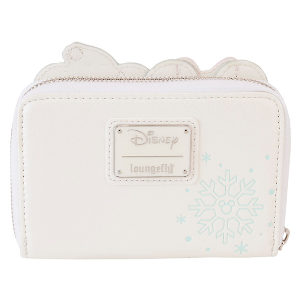 Loungefly Disney Mickey And Minnie Pastel Snowman Zip Around Wallet