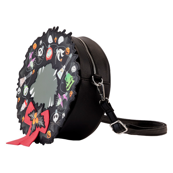 Loungefly Disney Nightmare Before Christmas Figural Wreath Crossbody