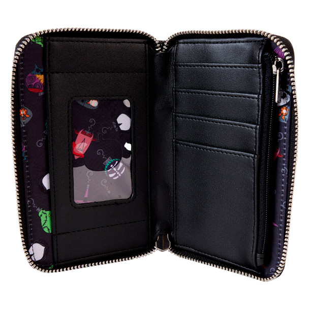 Loungefly Disney Nightmare Before Christmas Tree Lights Zip Up Wallet