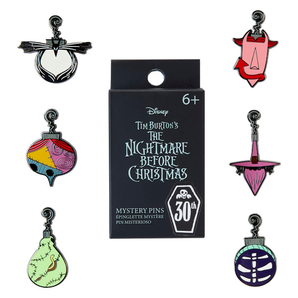 Loungefly Disney NBC Ornaments Blind Box Pin Set