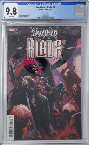 Darkhold Blade 1 CGC 9.8 Variant 1st B-Negative