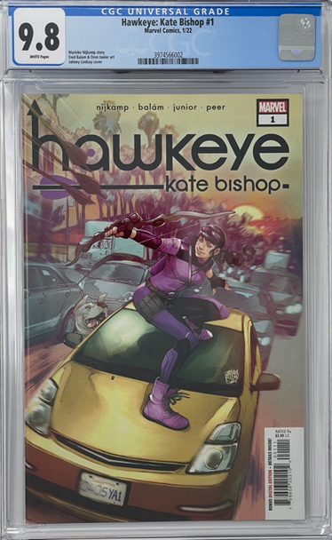 Hawkeye Kate Bishop 1 CGC 9.8 1st Pascale Tiboldt
