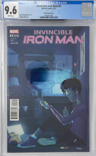 Invincible Iron Man 2 CGC 9.6 Piper Variant