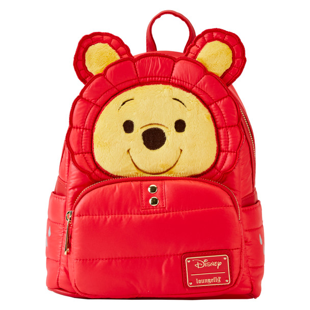 Winnie the Pooh Rainy Day Puffer Jacket Cosplay Mini Backpack